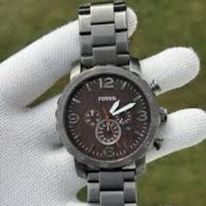 Fossil Dark Gray Chronograph Watch